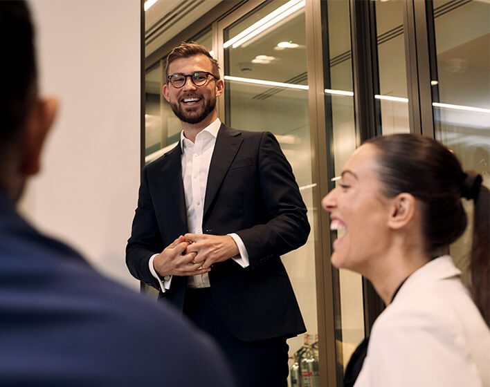 Board room presentation